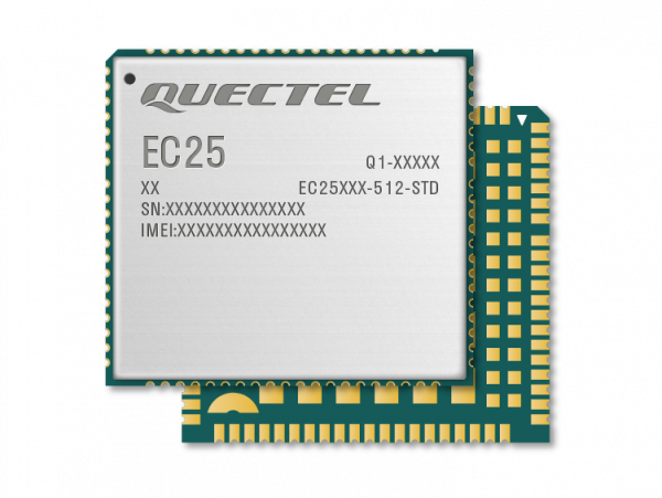 EC25-专为M2M和IoT应用而设计的LTE Cat 4无线通信模组